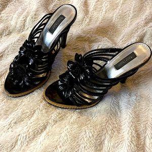White House/Black Market Slip On Heeled Sandals